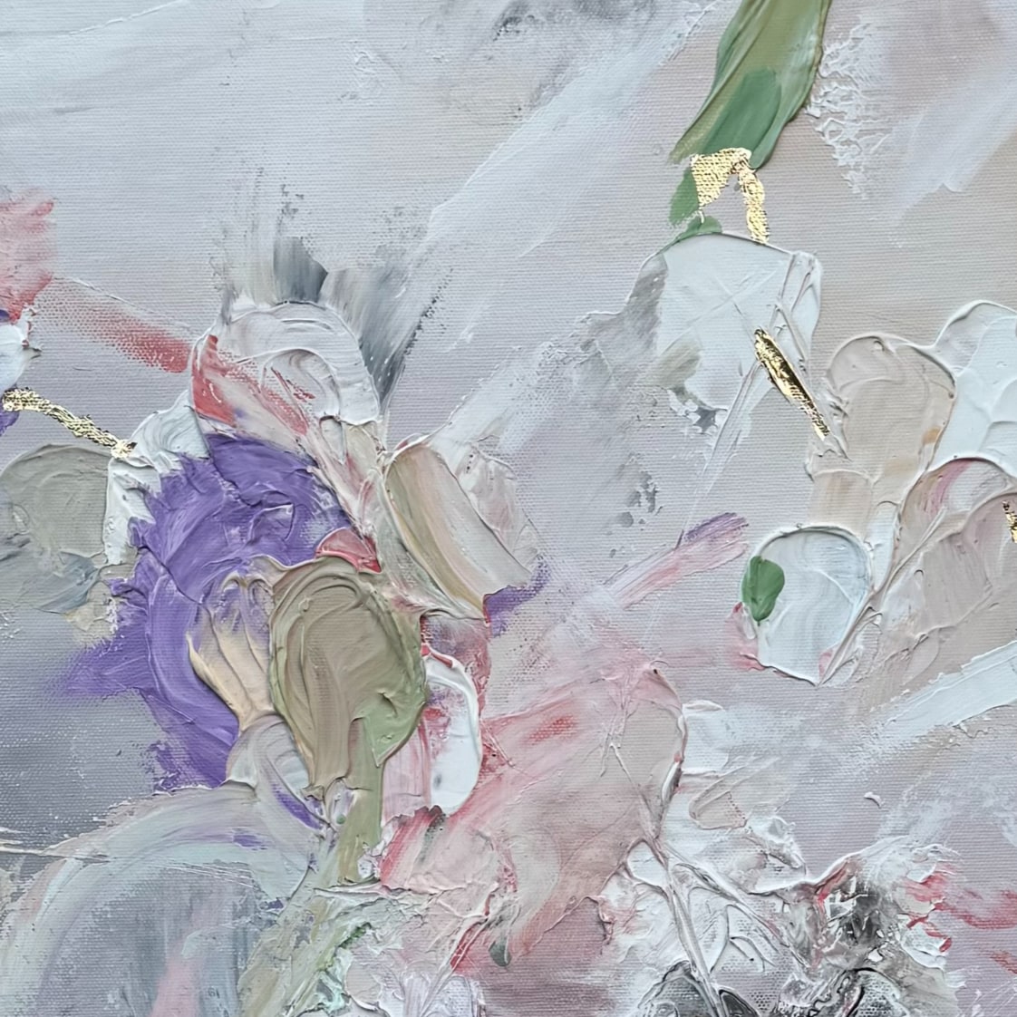 Detail of Becoming, showing the surface texture up close.
